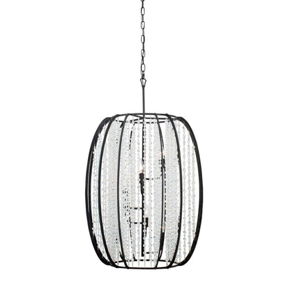 Caesar 6 Light 24" Wide Cage Pendant