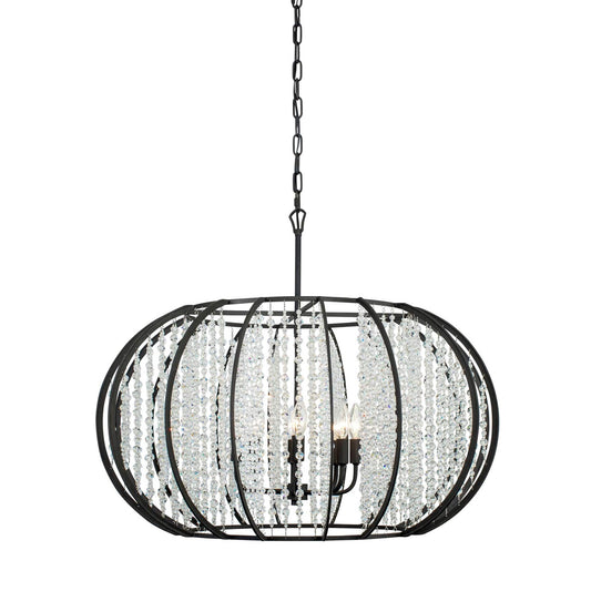Caesar 8 Light 32" Wide Cage Pendant