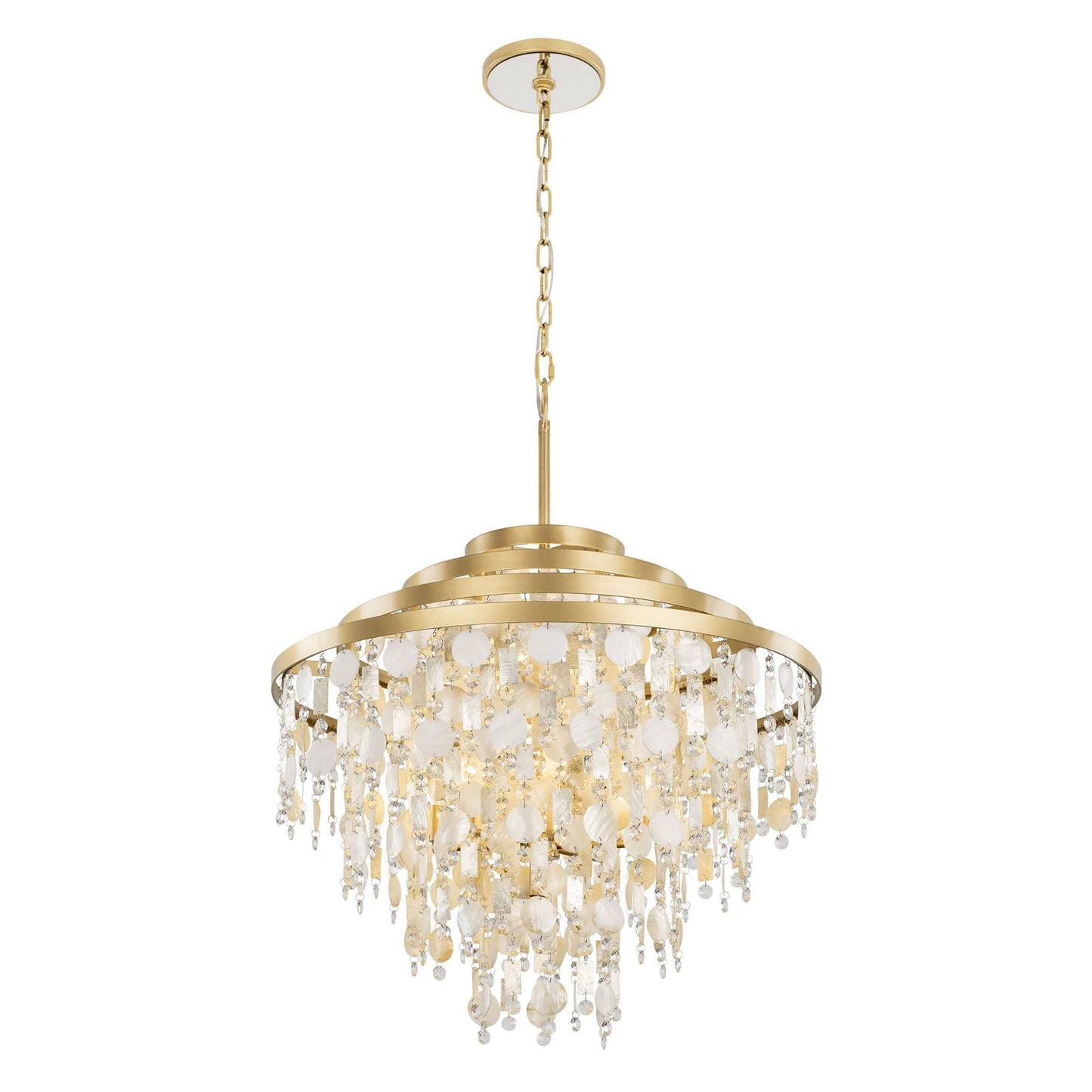 Kalani 10 Light 28" Wide Waterfall Chandelier
