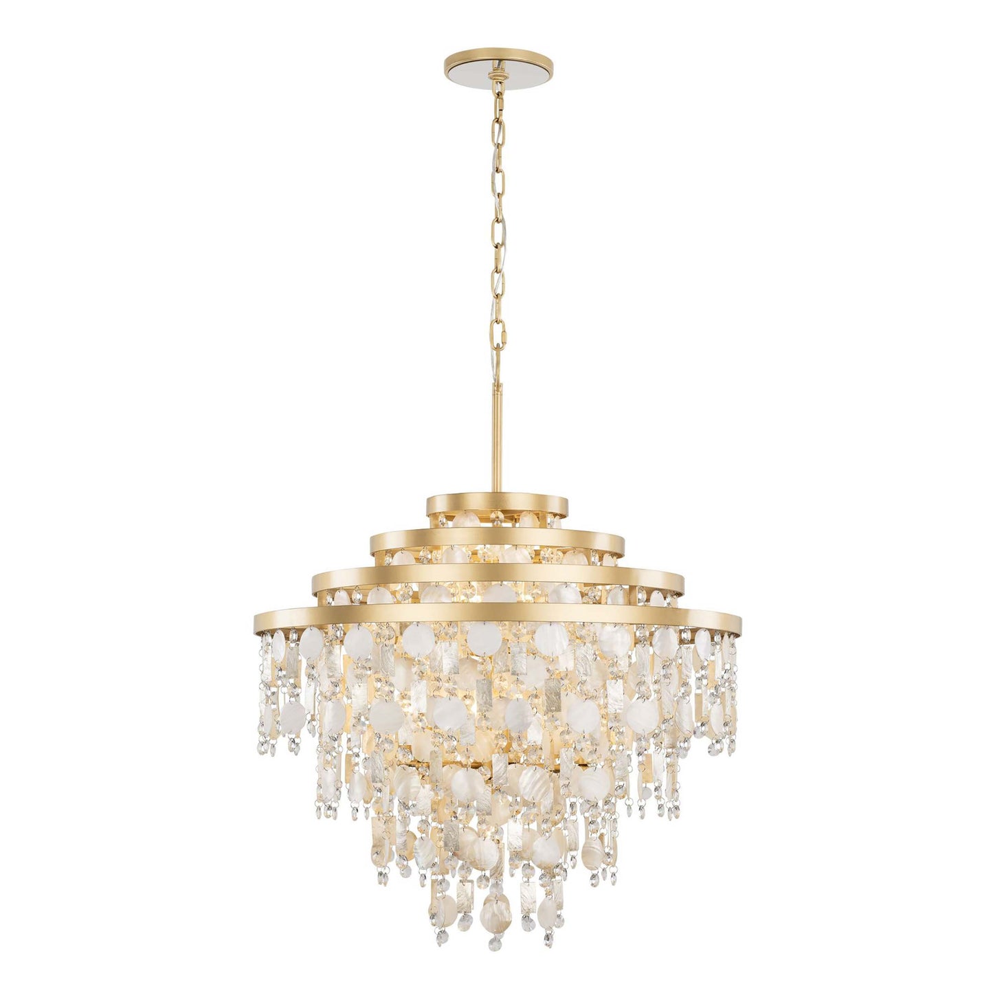 Kalani 10 Light 28" Wide Waterfall Chandelier