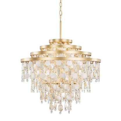 Kalani 10 Light 28" Wide Waterfall Chandelier