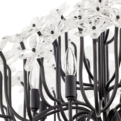Varaluz Wildflower 8 Light 32" Wide Candle Style Chandelier