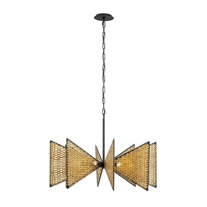 Varaluz Machina 8 Light 32" Wide Abstract Chandelier