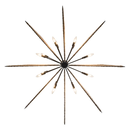 Machina 16 Light 48" Wide Abstract Sputnik Chandelier