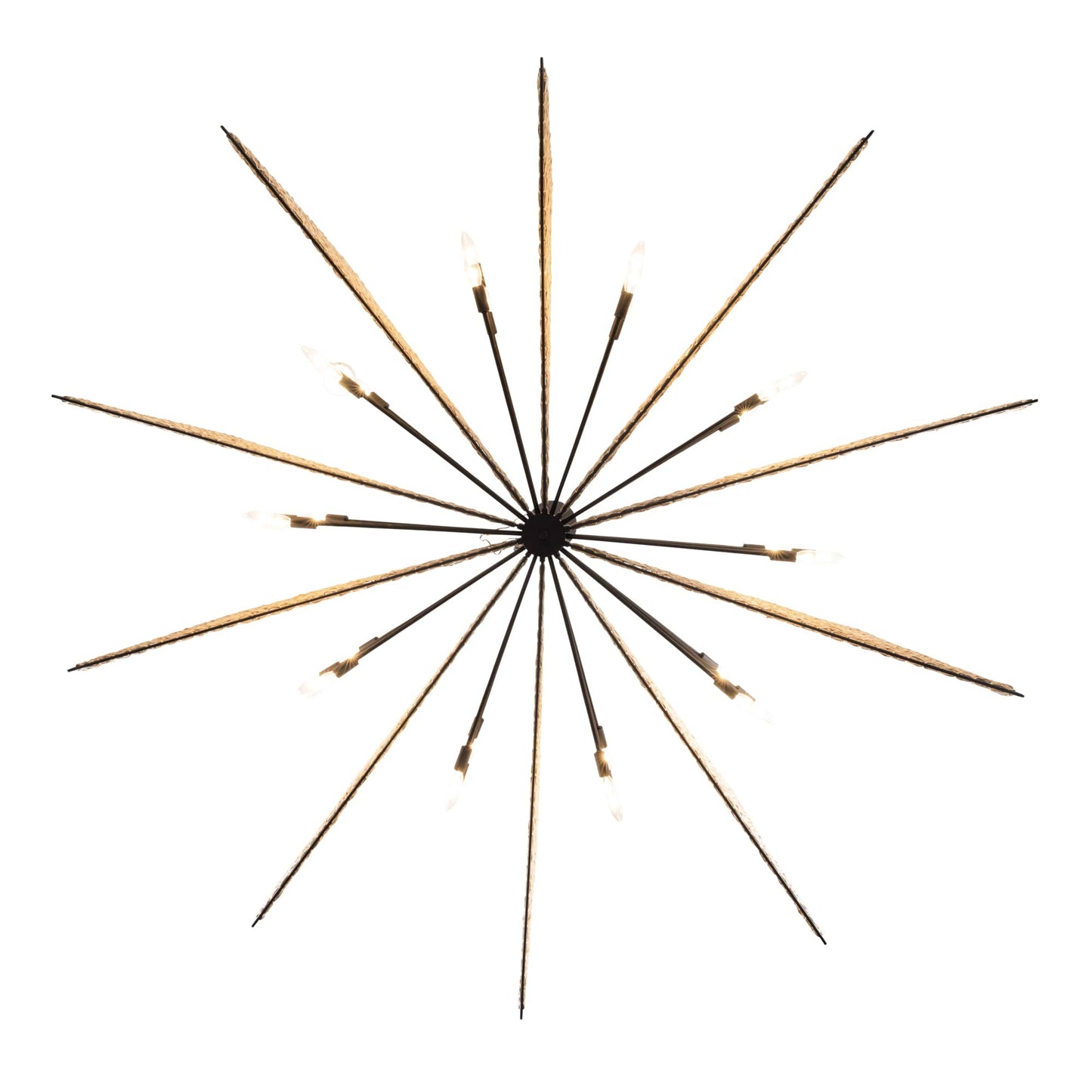 Machina 30 Light 73" Wide Abstract Sputnik Chandelier