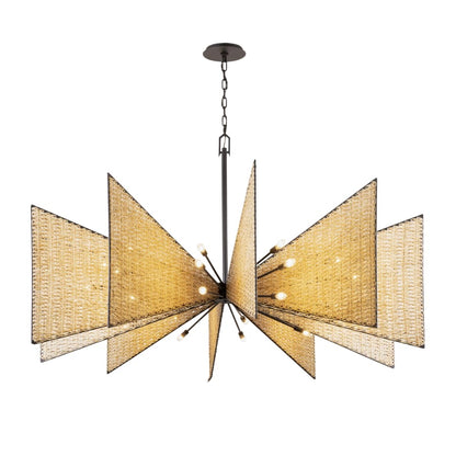 Varaluz Machina 30 Light 73" Wide Abstract Sputnik Chandelier