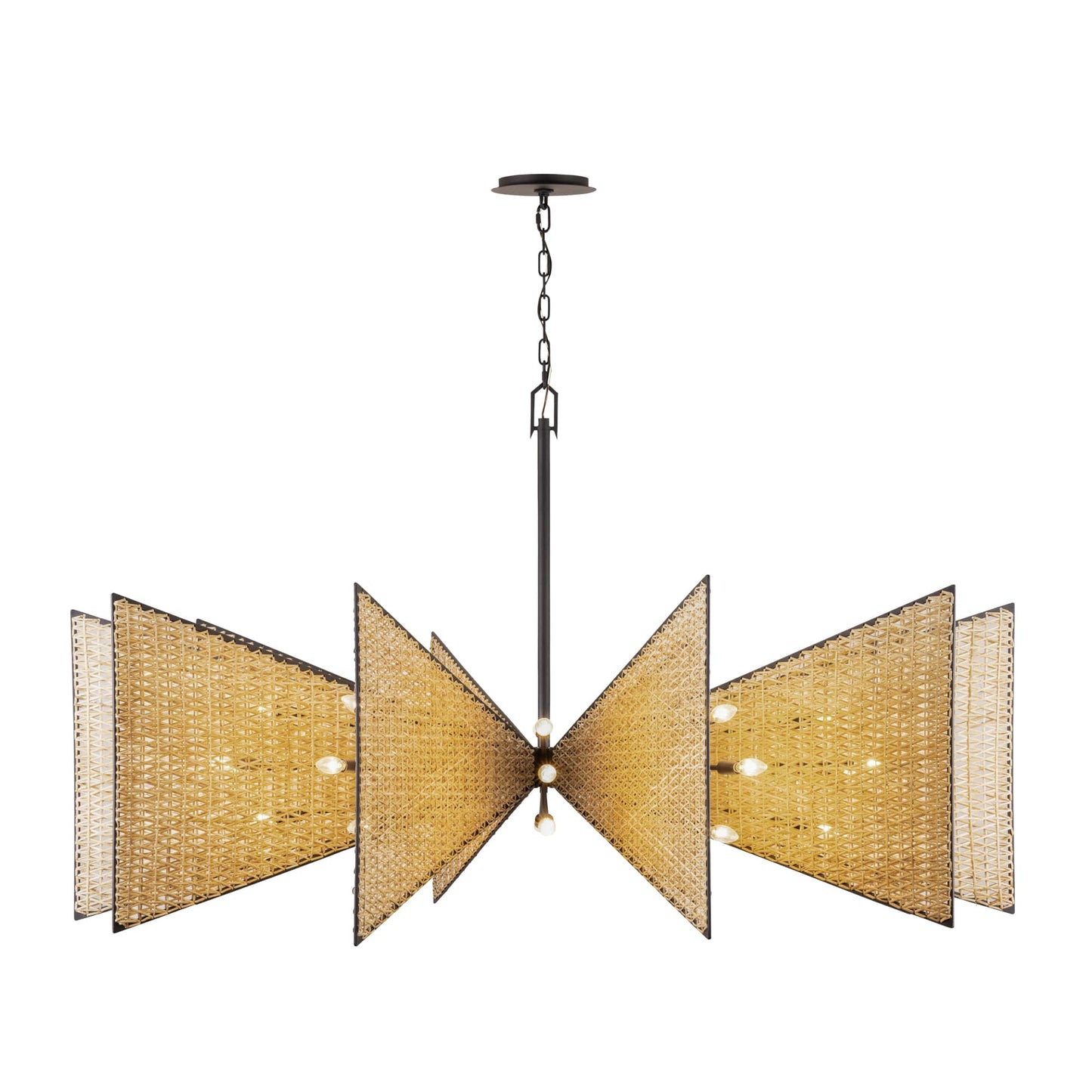 Machina 30 Light 73" Wide Abstract Sputnik Chandelier