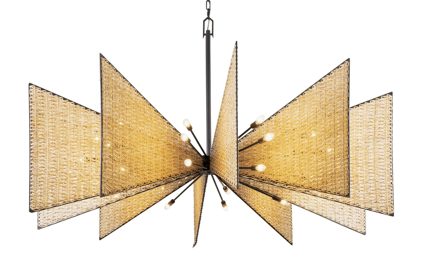 Machina 30 Light 73" Wide Abstract Sputnik Chandelier