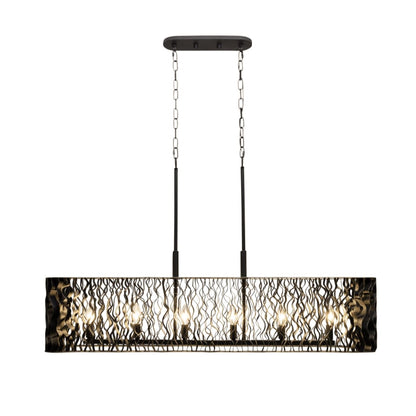 Varaluz Estela 6 Light 48" Wide Linear Pendant
