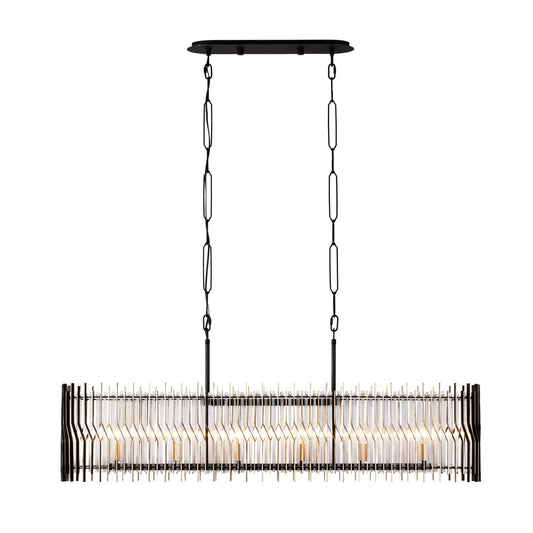 Park Row 6 Light 48" Wide Linear Pendant
