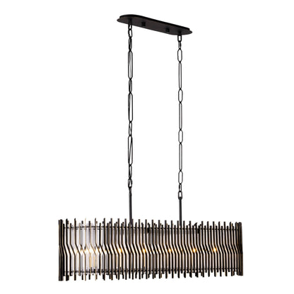 Park Row 6 Light 48" Wide Linear Pendant