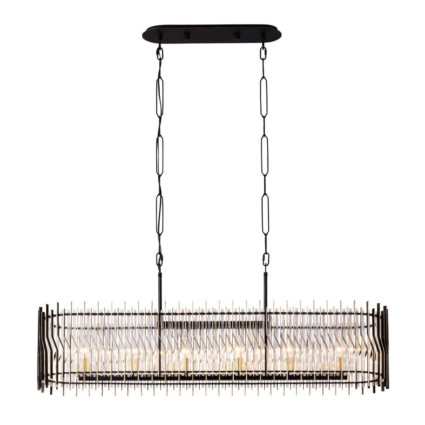 Park Row 6 Light 48" Wide Linear Pendant