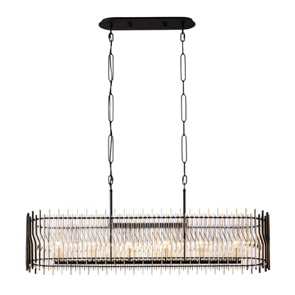 Park Row 6 Light 48" Wide Linear Pendant