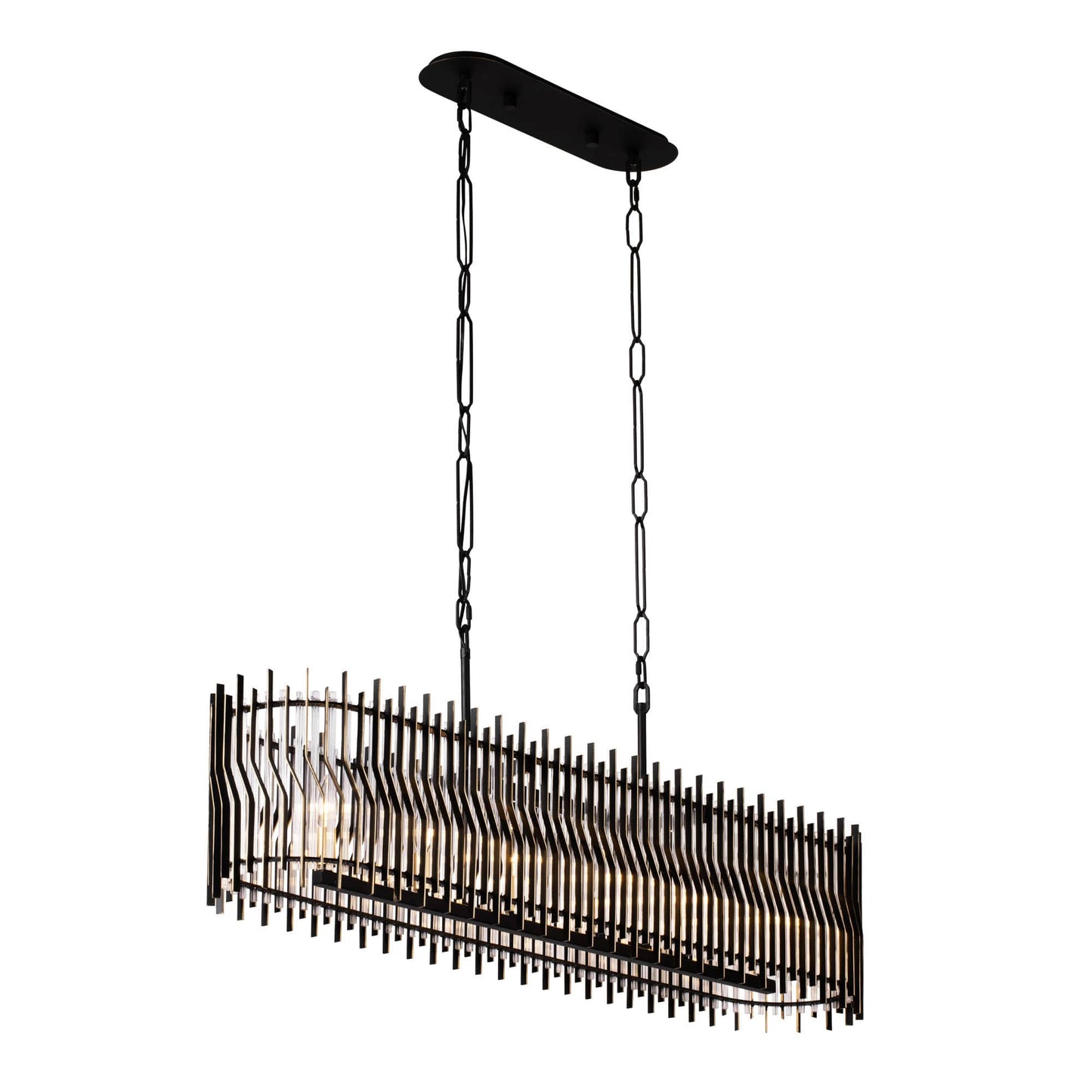 Park Row 6 Light 48" Wide Linear Pendant