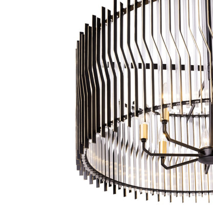 Varaluz Park Row 8 Light 32" Wide Pendant