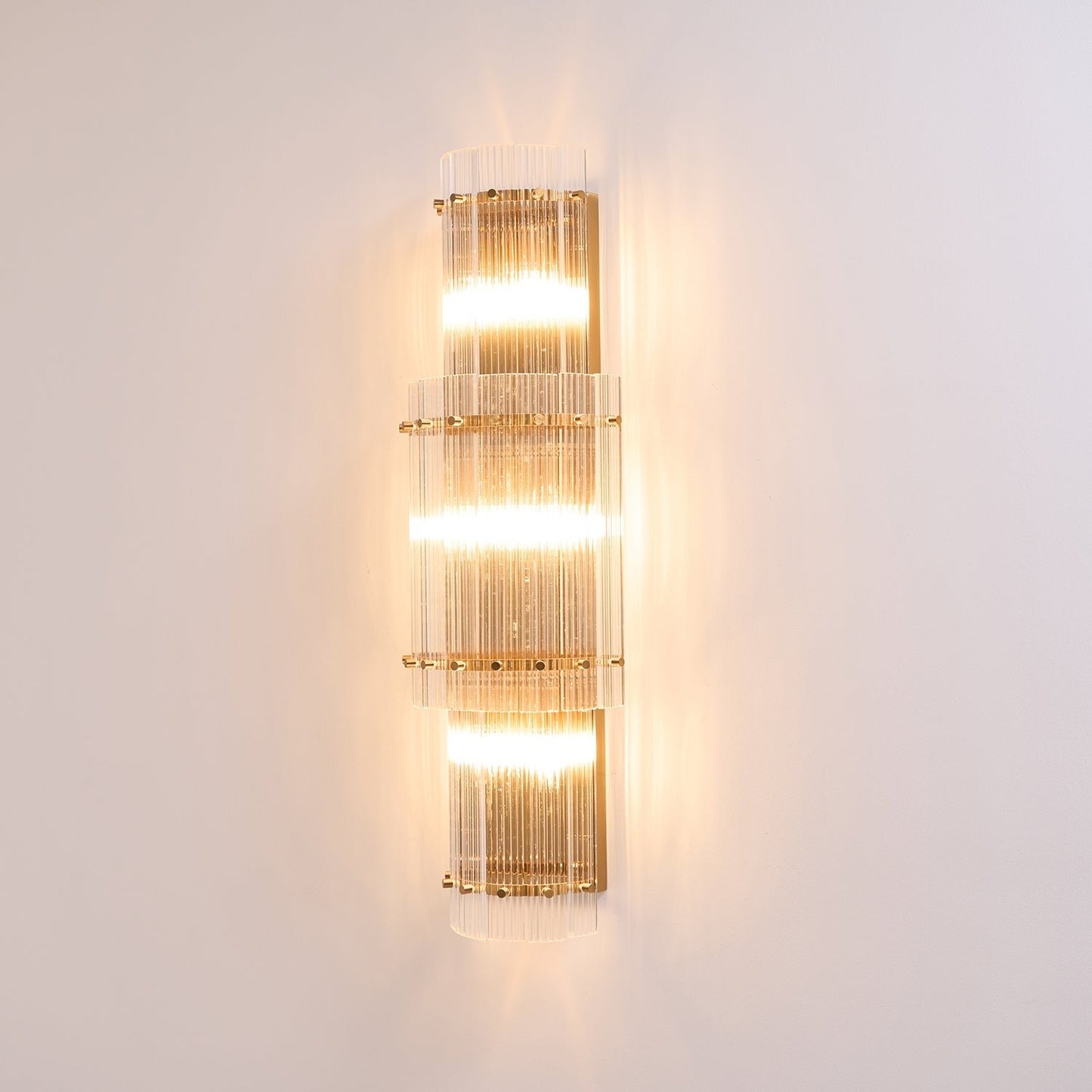 Velmora Glass Column Wall Sconce
