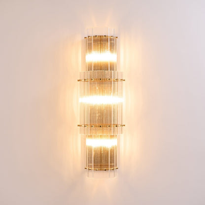Velmora Glass Column Wall Sconce