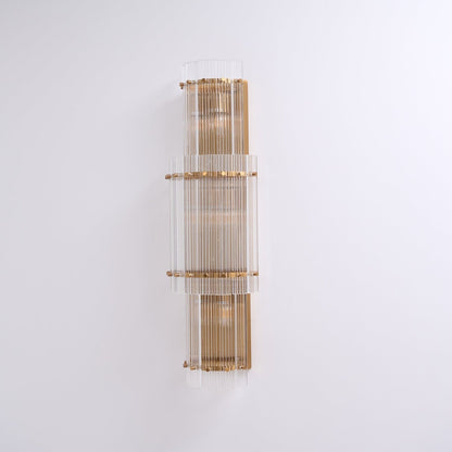 Velmora Glass Column Wall Sconce