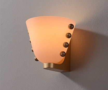 Velora Glass Orb Wall Sconce
