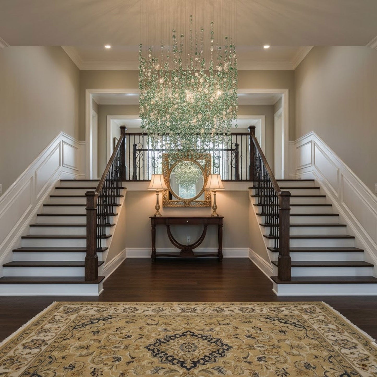 Verdantia Crystal Cascade Chandelier