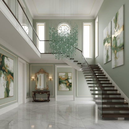 Verdantia Crystal Cascade Chandelier