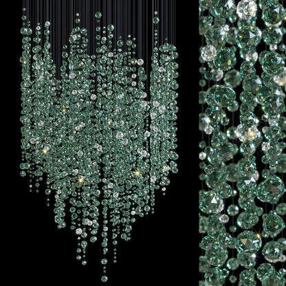 Verdantia Crystal Cascade Chandelier