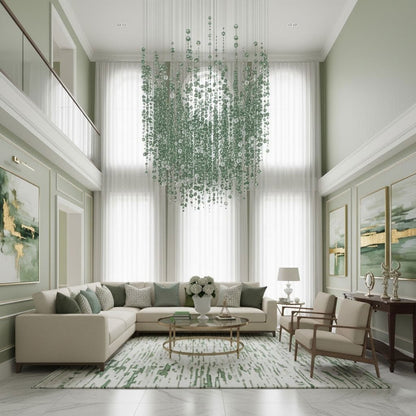 Verdantia Crystal Cascade Chandelier