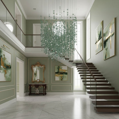 Verdantia Crystal Cascade Chandelier