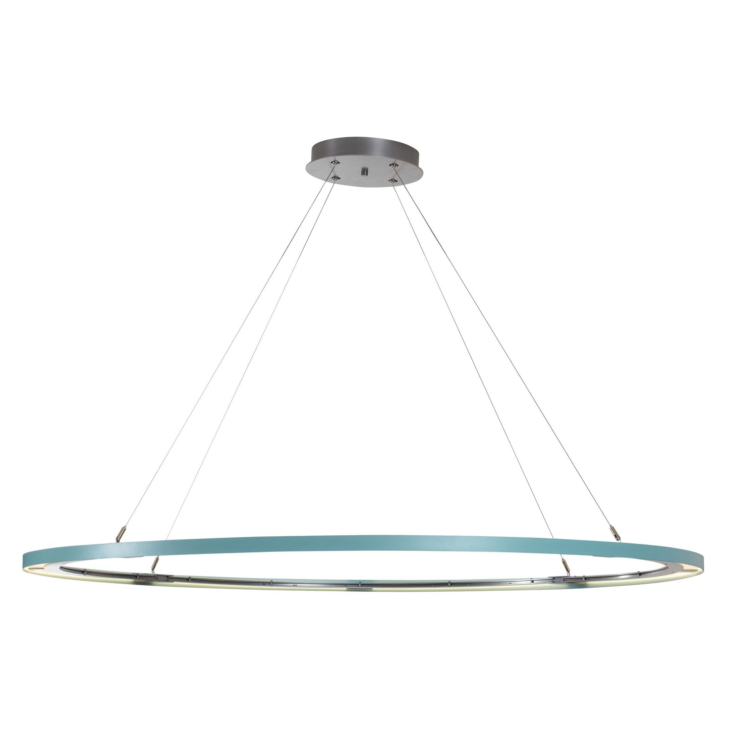Ringo 61-13/16" Wide Integrated LED Ring Chandelier with Adjustable Cables