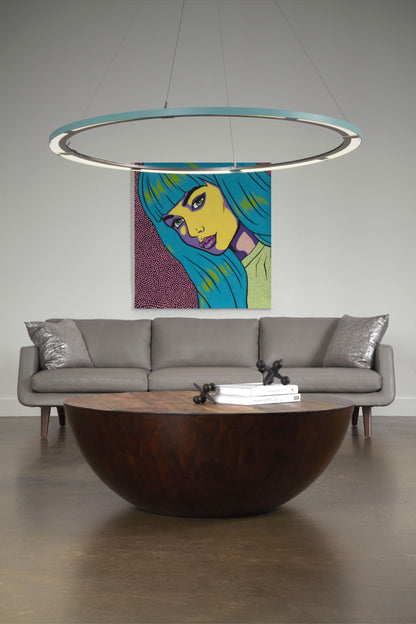 Ringo 61-13/16" Wide Integrated LED Ring Chandelier with Adjustable Cables