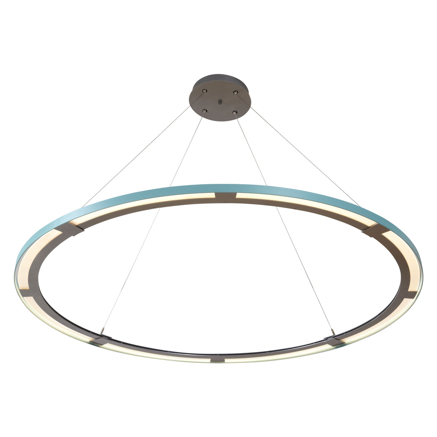 Ringo 61-13/16" Wide Integrated LED Ring Chandelier with Adjustable Cables