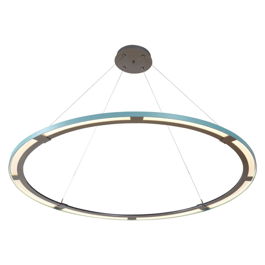 Ringo 61-13/16" Wide Integrated LED Ring Chandelier with Adjustable Cables