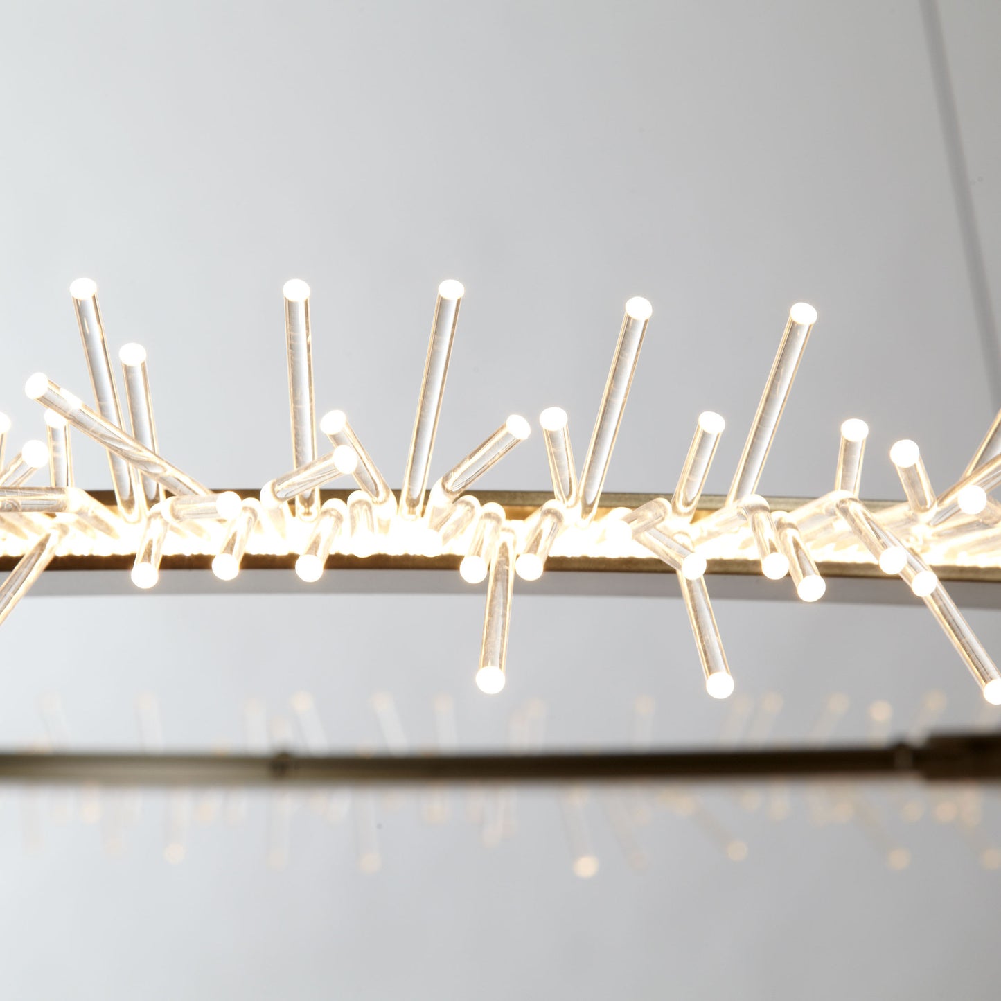 Anemone 36-7/8" Wide Integrated LED Ring Chandelier with Acrylic LED Accents