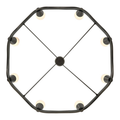 Vance 39'' Integrated LED Bronze Noir Chandelier Bronze 39"W x 26"H x 39"D