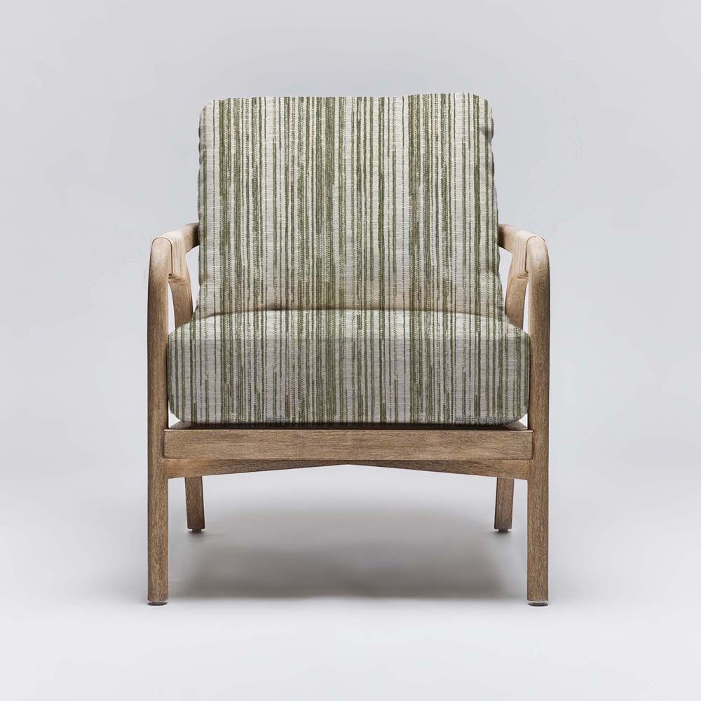 Interlude Delray Lounge Chair White Ceruse