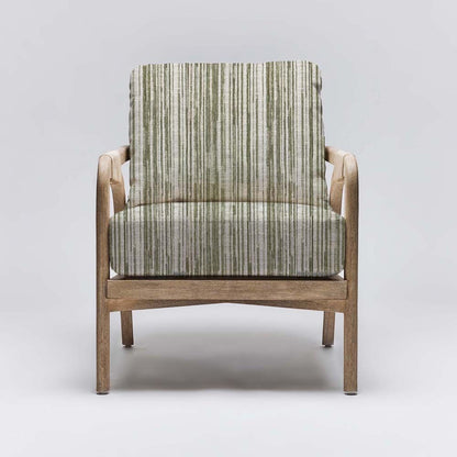 Interlude Delray Lounge Chair White Ceruse
