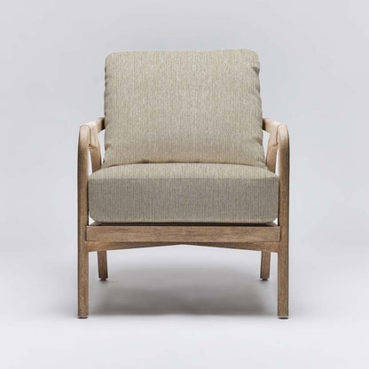 Interlude Delray Lounge Chair White Ceruse