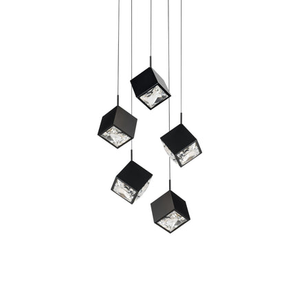 WAC Lighting Ice Cube 5 Light 19" Wide LED Multi Light Pendant