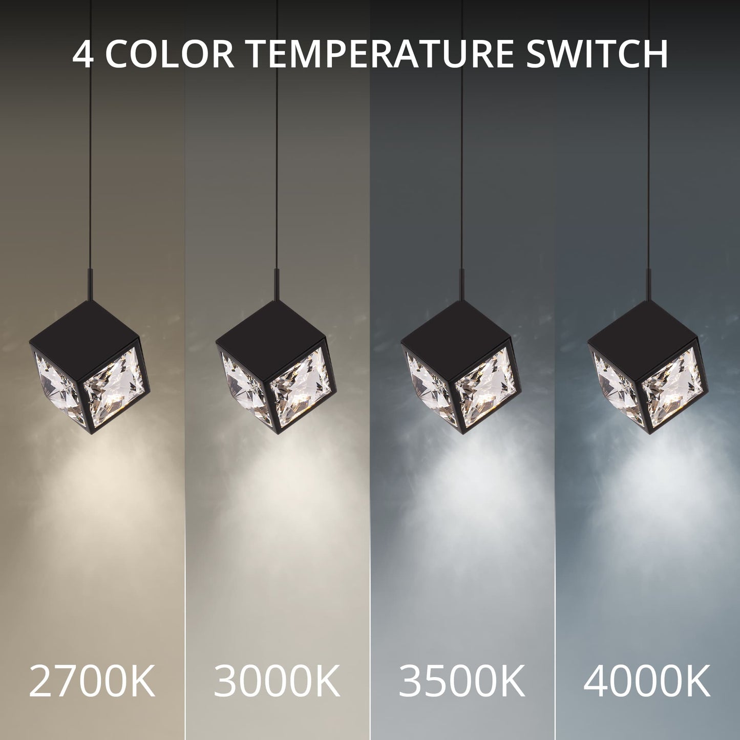 Ice Cube 14 Light 44" Wide LED Multi Light Pendant