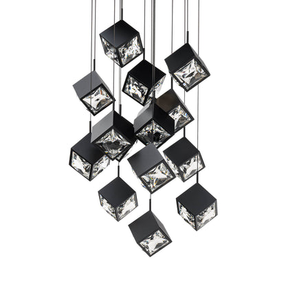 Ice Cube 15 Light 25" Wide LED Multi Light Pendant