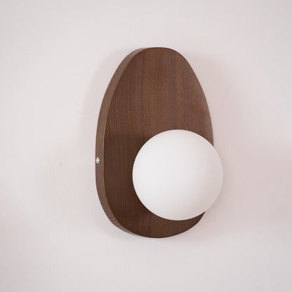 Walnora Globe Wall Lamp