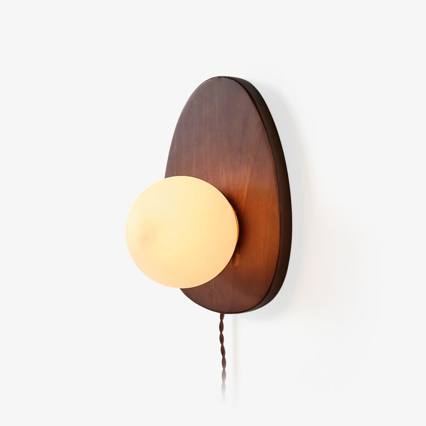 Walnora Globe Wall Lamp