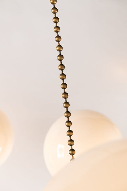 Werner 12 Light Pendant Aged Brass/Black