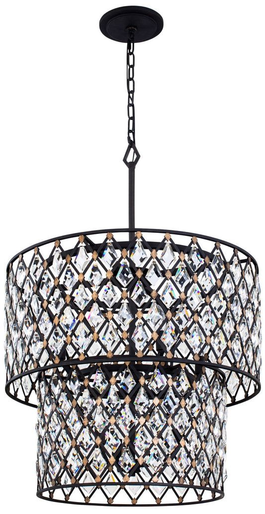 Windsor 7-Lt 2-Tier Crystal Chandelier