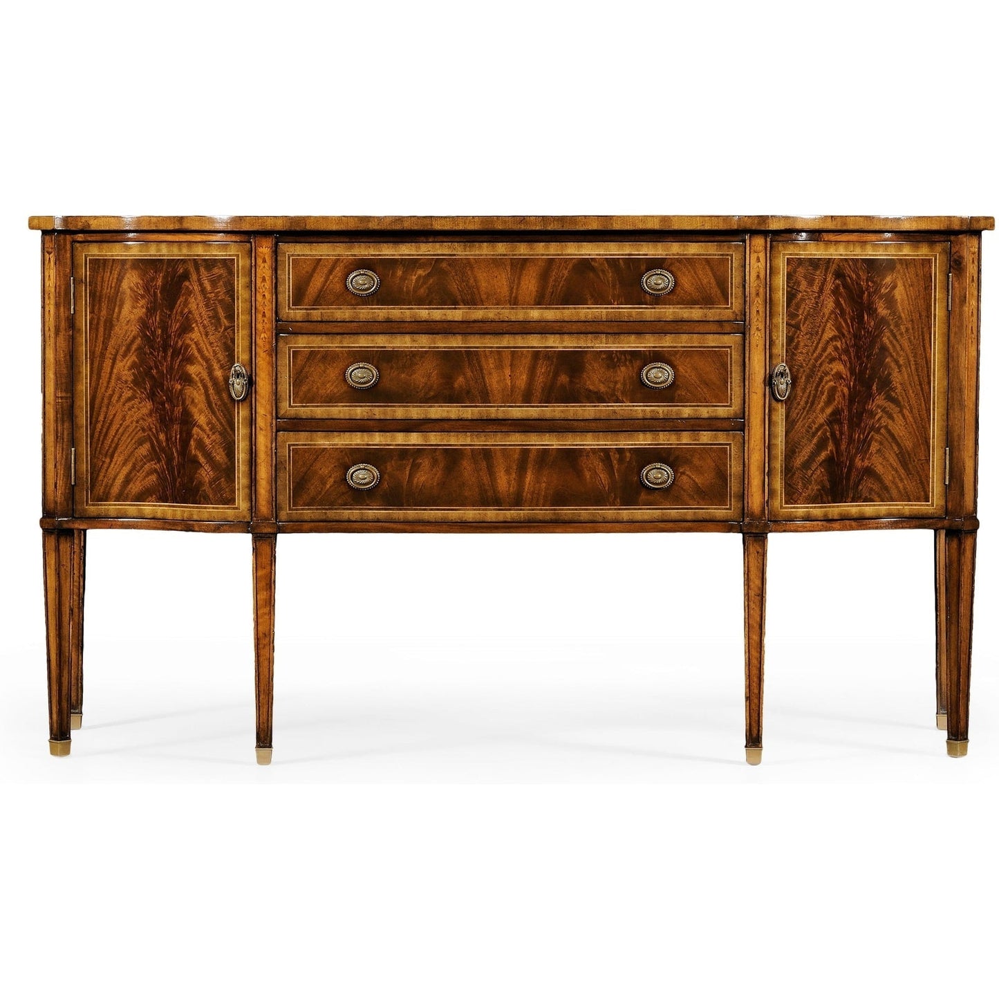 Jonathan Charles Buckingham Sideboard with Curved Doors (492637-MAH)