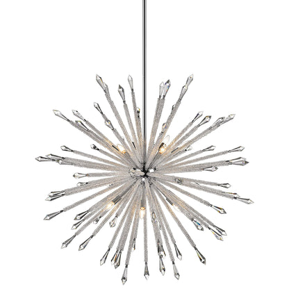 Z-Lite 12 Light Chandelier in Chrome Finish