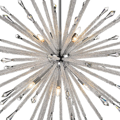 Z-Lite 12 Light Chandelier in Chrome Finish
