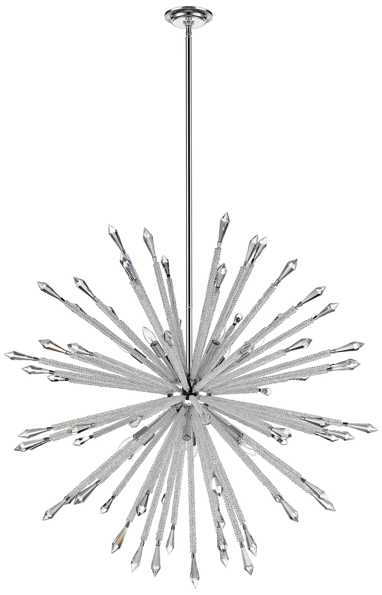 Z-Lite 12 Light Chandelier in Chrome Finish