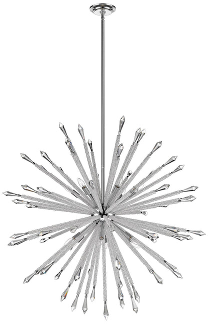 Z-Lite 12 Light Chandelier in Chrome Finish