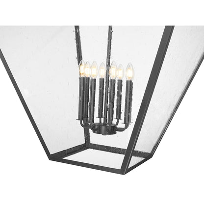 Z-Lite Montalcino 8 Light 32" Wide Taper Candle Pendant